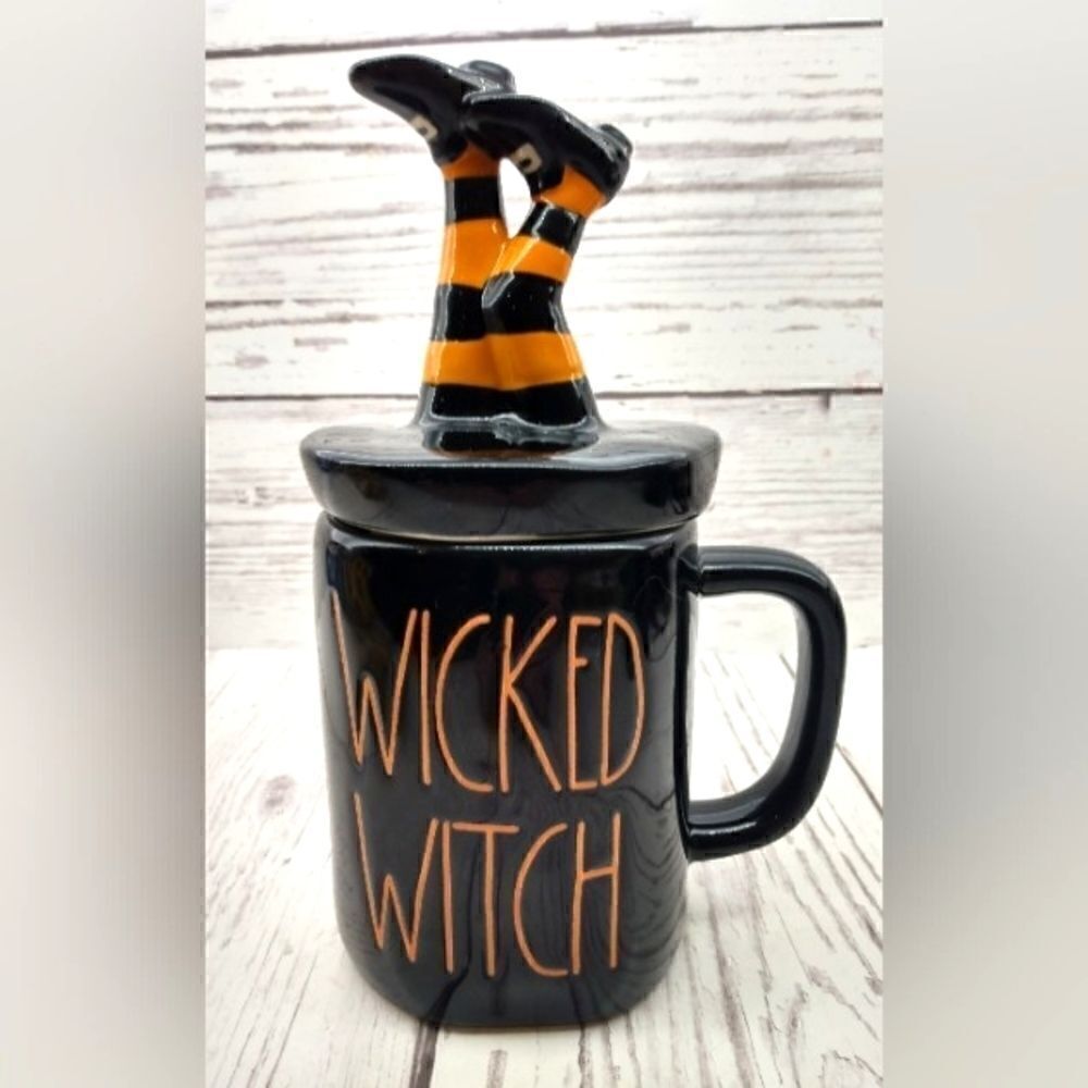 Rae Dunn Hocus Pocus Halloween Mug Cup Wicked Witch New Party Holiday